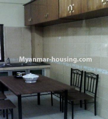 မြန်မာအိမ်ခြံမြေ - ငှားရန် property - No.3795 - တာမွေမြို့နယ်တွင် ဈေးနှုန်းချိုသာစွာဖြင့် ကွန်ဒိုအခန်းတစ်ခန်းဌားရန် ရှိပါသည်။View of the dinning room
