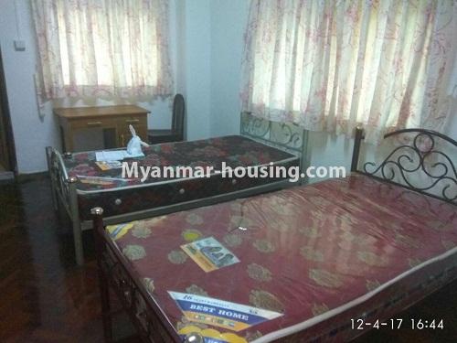 မြန်မာအိမ်ခြံမြေ - ငှားရန် property - No.3796 - တာမွေမြို့နယ်ရှိ ရွေှချမ်းသာကွန်ဒိုတွင် အခန်းကောင်းတစ်ခန်းဌားရန် ရှိပါသည်။ View of the bed room