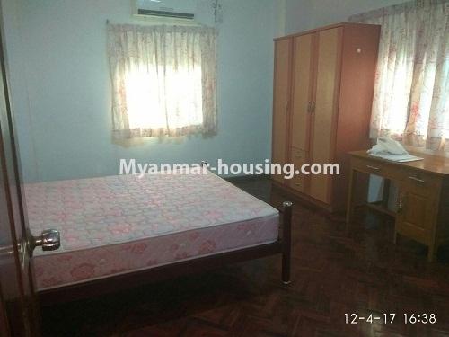 မြန်မာအိမ်ခြံမြေ - ငှားရန် property - No.3796 - တာမွေမြို့နယ်ရှိ ရွေှချမ်းသာကွန်ဒိုတွင် အခန်းကောင်းတစ်ခန်းဌားရန် ရှိပါသည်။View of the Bed room