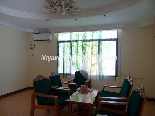 ミャンマー不動産 - 賃貸物件 - No.3803 - A Landed House for rent in Mayangone Township. - View of the Living room