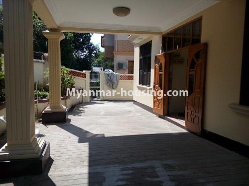 缅甸房地产 - 出租物件 - No.3803 - A Landed House for rent in Mayangone Township. - View of ground floor