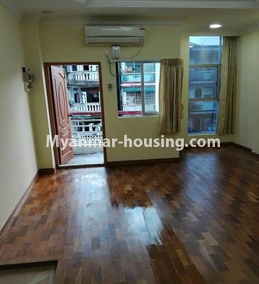 ミャンマー不動産 - 賃貸物件 - No.3804 - Condo room for rent in Sanchaung Township. - View of the Living room