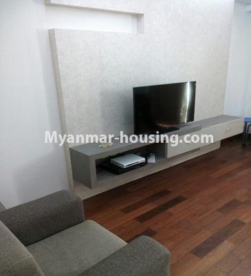 缅甸房地产 - 出租物件 - No.3810 - Good Room for rent in Royal Yawmingyi Condo. - View of the Living room