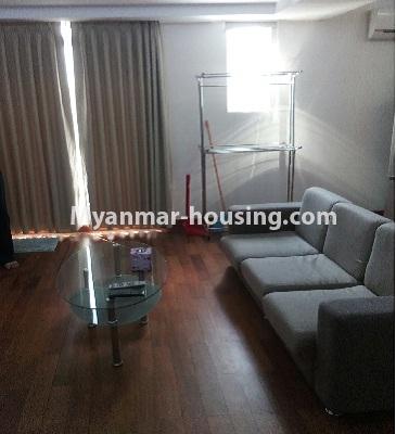 缅甸房地产 - 出租物件 - No.3810 - Good Room for rent in Royal Yawmingyi Condo. - View of the Living room