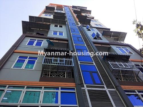 缅甸房地产 - 出租物件 - No.3814 - A Ground floor with Etthic for rent in Mingalar Taung Nyunt Township. - View of the building