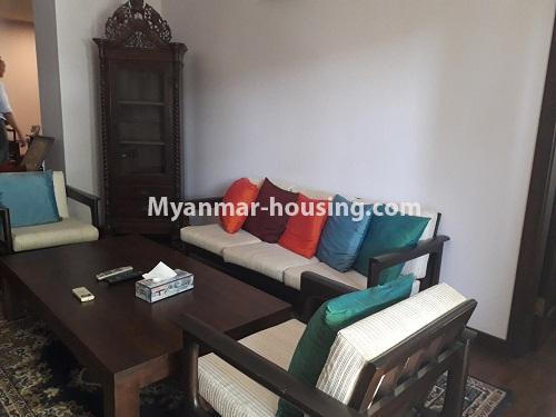 缅甸房地产 - 出租物件 - No.3818 - Well decorated  room for rent in Jewel Condo. - View of the Living room