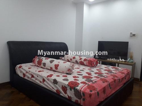 缅甸房地产 - 出租物件 - No.3819 - Standard decorated room for rent in Diamond Crown Condo. - View of the Bed room