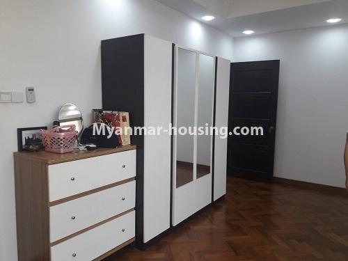 缅甸房地产 - 出租物件 - No.3819 - Standard decorated room for rent in Diamond Crown Condo. - View of the bed room