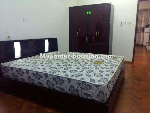 缅甸房地产 - 出租物件 - No.3821 - Standard decorated room for rent in Yaw Min Gyi Condo - View of the Bed room