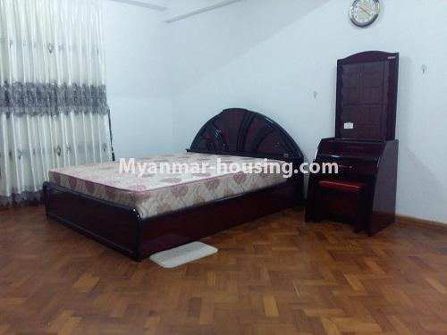 缅甸房地产 - 出租物件 - No.3821 - Standard decorated room for rent in Yaw Min Gyi Condo - View of the bed room