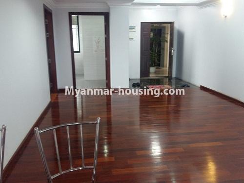 缅甸房地产 - 出租物件 - No.3822 - Standard decorated room for rent in New Excel Condo. - View of the Living room