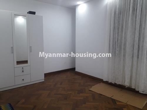 缅甸房地产 - 出租物件 - No.3822 - Standard decorated room for rent in New Excel Condo. - View of the Bed room