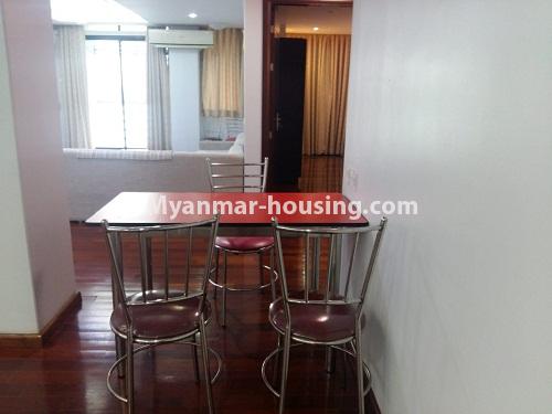 缅甸房地产 - 出租物件 - No.3822 - Standard decorated room for rent in New Excel Condo. - View of Dinning room