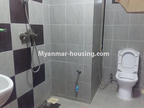 缅甸房地产 - 出租物件 - No.3822 - Standard decorated room for rent in New Excel Condo. - View of the bathroom