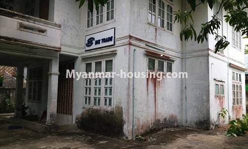 Myanmar real estate - for rent property - No.3824 - A Landed House for rent in Kamaryut Township.  - View of the building