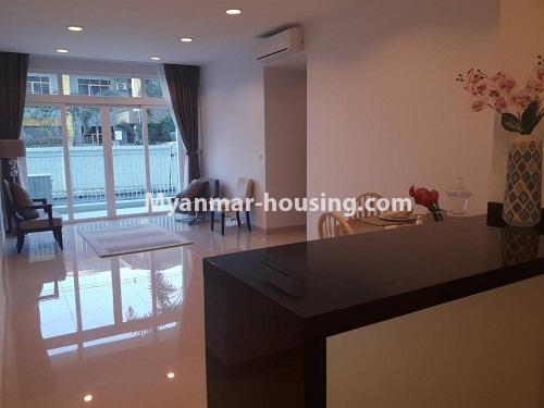 မြန်မာအိမ်ခြံမြေ - ငှားရန် property - No.3830 - G.E.M.S Condo ကွန်ဒိုတွင် အခန်းကောင်းတစ်ခန်းဌားရန် ရှိပါသည်။View of the living room