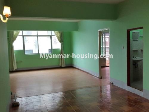 မြန်မာအိမ်ခြံမြေ - ငှားရန် property - No.3834 - ရန်ကင်းမြို့နယ်ရှိ စကားဝါအိမ်ရာတွင် အခန်းတစ်ခန်းဌားရန် ရှိပါသည်။View of the Living room