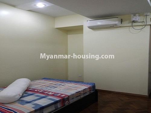 မြန်မာအိမ်ခြံမြေ - ငှားရန် property - No.3840 - မင်္ဂလာတောင်ညွန့်မြို့နယ်တွင် ကွန်ဒိုတိုက်ခန်းငှားရန်ရှိသည်။ single bedroom