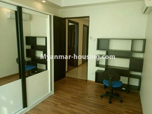 မြန်မာအိမ်ခြံမြေ - ငှားရန် property - No.3843 - ကမာရွတ်မြို့နယ်၊ JL Inya Residence တွင် ကွန်ဒိုခန်းငှားရန် ရှိသည်။bedroom view