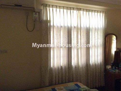 Myanmar real estate - for rent property - No.3855 - A two storey landed house for rent in Hlaing Township. - View of the Bed room