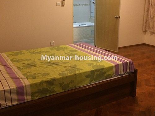 မြန်မာအိမ်ခြံမြေ - ငှားရန် property - No.3856 - စမ်းချောင်းမြို့နယ်တွင် ကွန်ဒိုခန်းတစ်ခန်း ဌားရန် ရှိပါသည်။View of the Bed room