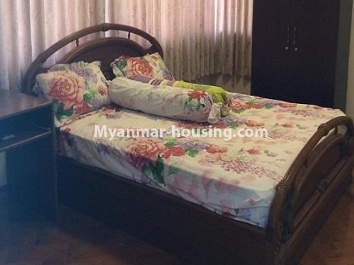 Myanmar real estate - for rent property - No.3856 - Condo room for rent in Sanchaung Township. - View of the Bed room
