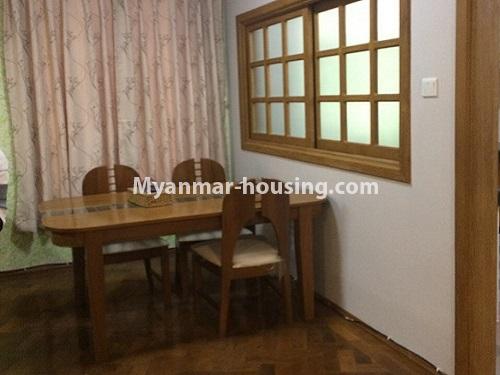Myanmar real estate - for rent property - No.3856 - Condo room for rent in Sanchaung Township. - View of the Dinning room