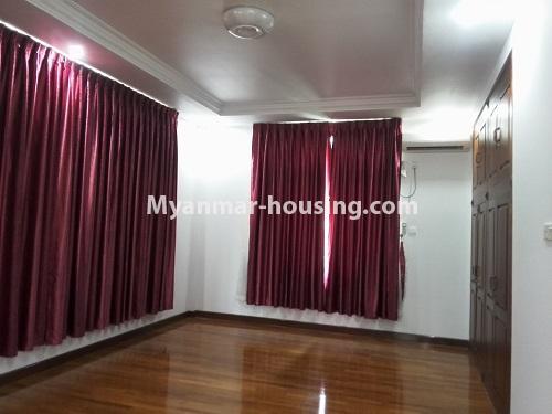 Myanmar real estate - for rent property - No.3861 - A Two storey landed house for rent in Dagon Township - View of the Bed room