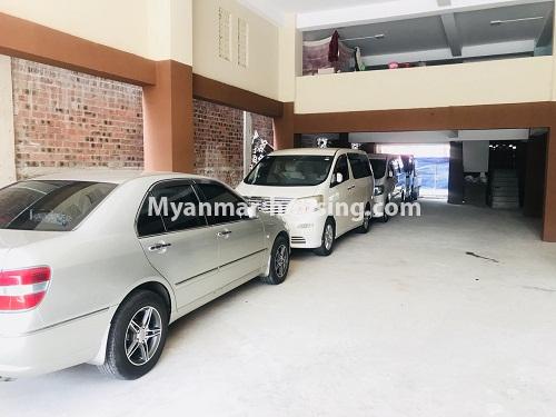 Myanmar real estate - for rent property - No.3870 - 8 Storeys landed house for rent in Pazundaung Township. - View of ground floor
