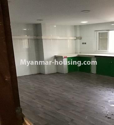 Myanmar real estate - for rent property - No.3877 - A good room for rent in Pabedan Township. - View of the Kitchen room
