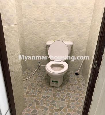 Myanmar real estate - for rent property - No.3877 - A good room for rent in Pabedan Township. - View of the Toilet and Bathroom