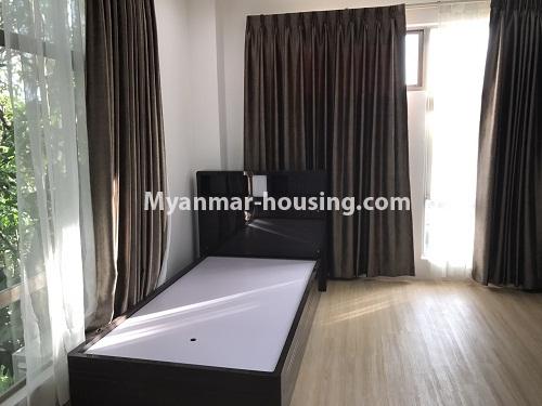 Myanmar real estate - for rent property - No.3878 - Excellent condo room for rent in Mayangone Township. - View of the bed room