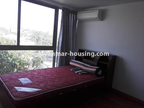 Myanmar real estate - for rent property - No.3881 - Good room in Done condo available now on rent. - View of the Bed room