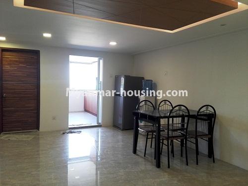 Myanmar real estate - for rent property - No.3881 - Good room in Done condo available now on rent. - View of the Dinning room