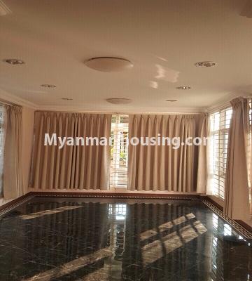 Myanmar real estate - for rent property - No.3891 - A Landed House for rent in Malikha Housing. - View of the Living room