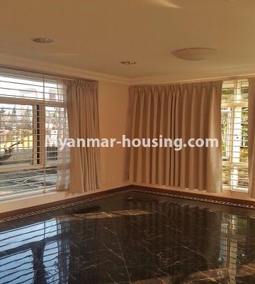 缅甸房地产 - 出租物件 - No.3891 - A Landed House for rent in Malikha Housing. - View of the living room