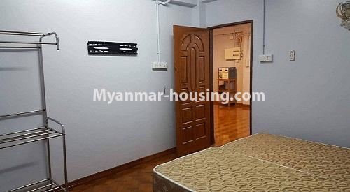 Myanmar real estate - for rent property - No.3893 - An apartment for rent in MahaBawga Street, Kamaryut Township. - View of the bed room