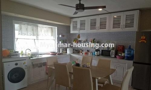 缅甸房地产 - 出租物件 - No.3899 - New Standard Condo Room for rent in North Dagon! - kitchen