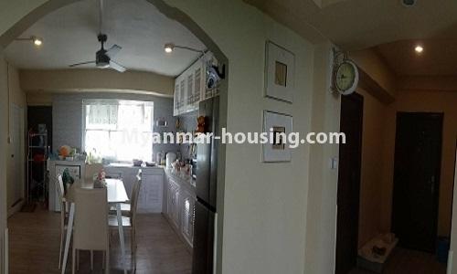 Myanmar real estate - for rent property - No.3899 - New Standard Condo Room for rent in North Dagon! - dining area