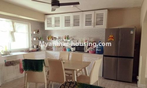 缅甸房地产 - 出租物件 - No.3899 - New Standard Condo Room for rent in North Dagon! - kitchen 