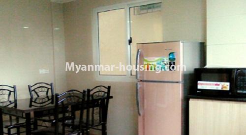 ミャンマー不動産 - 賃貸物件 - No.3906 - Condo room for rent in Kamaryut Township. - View of Kitchen room