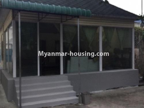 Myanmar real estate - for rent property - No.3908 - Good Landed House for rent in Mayangone Township - view of the building