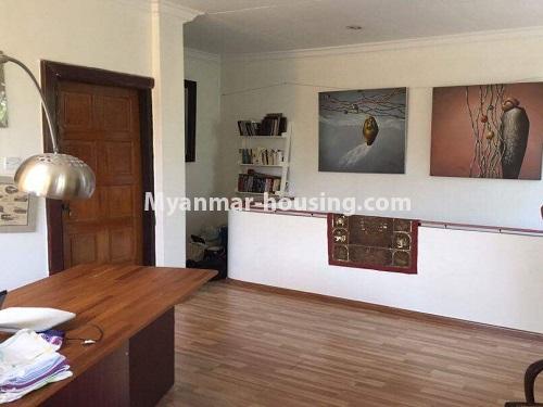 Myanmar real estate - for rent property - No.3908 - Good Landed House for rent in Mayangone Township - View of the inside.