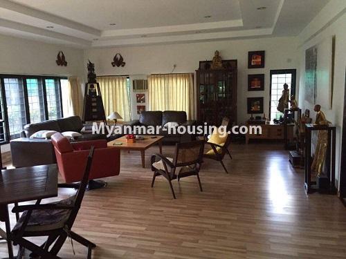 Myanmar real estate - for rent property - No.3908 - Good Landed House for rent in Mayangone Township - View of the inside.