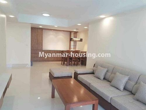 မြန်မာအိမ်ခြံမြေ - ငှားရန် property - No.3912 - Star City Condo တွင် ကွန်ဒိုအခန်းငှာရန်ရှိသည်။View of the Living room