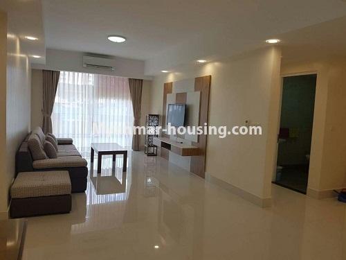 မြန်မာအိမ်ခြံမြေ - ငှားရန် property - No.3912 - Star City Condo တွင် ကွန်ဒိုအခန်းငှာရန်ရှိသည်။View of the living room