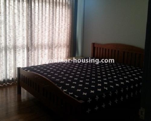 မြန်မာအိမ်ခြံမြေ - ငှားရန် property - No.3913 - သန်လျင် ကြယ်စင်အိမ်ရာတွင် ကွန်ဒိုအခန်းငှားရန်ရှိသည်။ View of the bed room