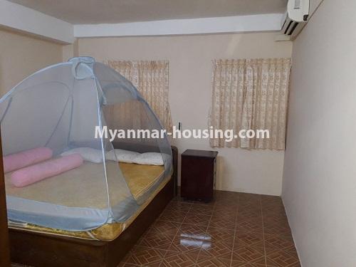 Myanmar real estate - for rent property - No.3916 - An apartment room for rent in Yankin Township. - View of the Bed room
