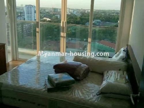 မြန်မာအိမ်ခြံမြေ - ငှားရန် property - No.3918 - လှိုင် G.E.M.S တွင် ကွန်ဒိုခန်းကောင်းတစ်ခန်းငှါးရန်ရှိသည်။master bedroom