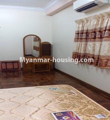 မြန်မာအိမ်ခြံမြေ - ငှားရန် property - No.3921 - ပုဇွန်တောင်မြို့နယ်တွင် ဈေးနှုန်းအသင့်အတင့်ဖြင့် ကွန်ဒို အခန်းဌားရန် ရှိသည်။View of the Bed room